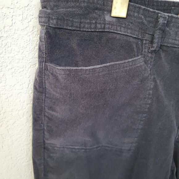 Corduroy Pants Gloria Vanderbilt Womens 16P Petite Stretch Black Fall Winter - Picture 6 of 10